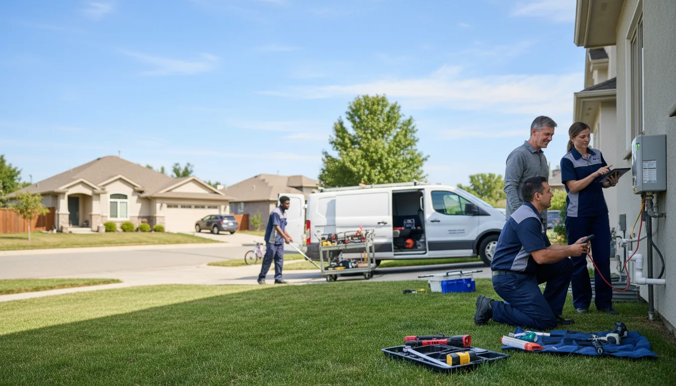 Tankless water heater service in Townville, PA